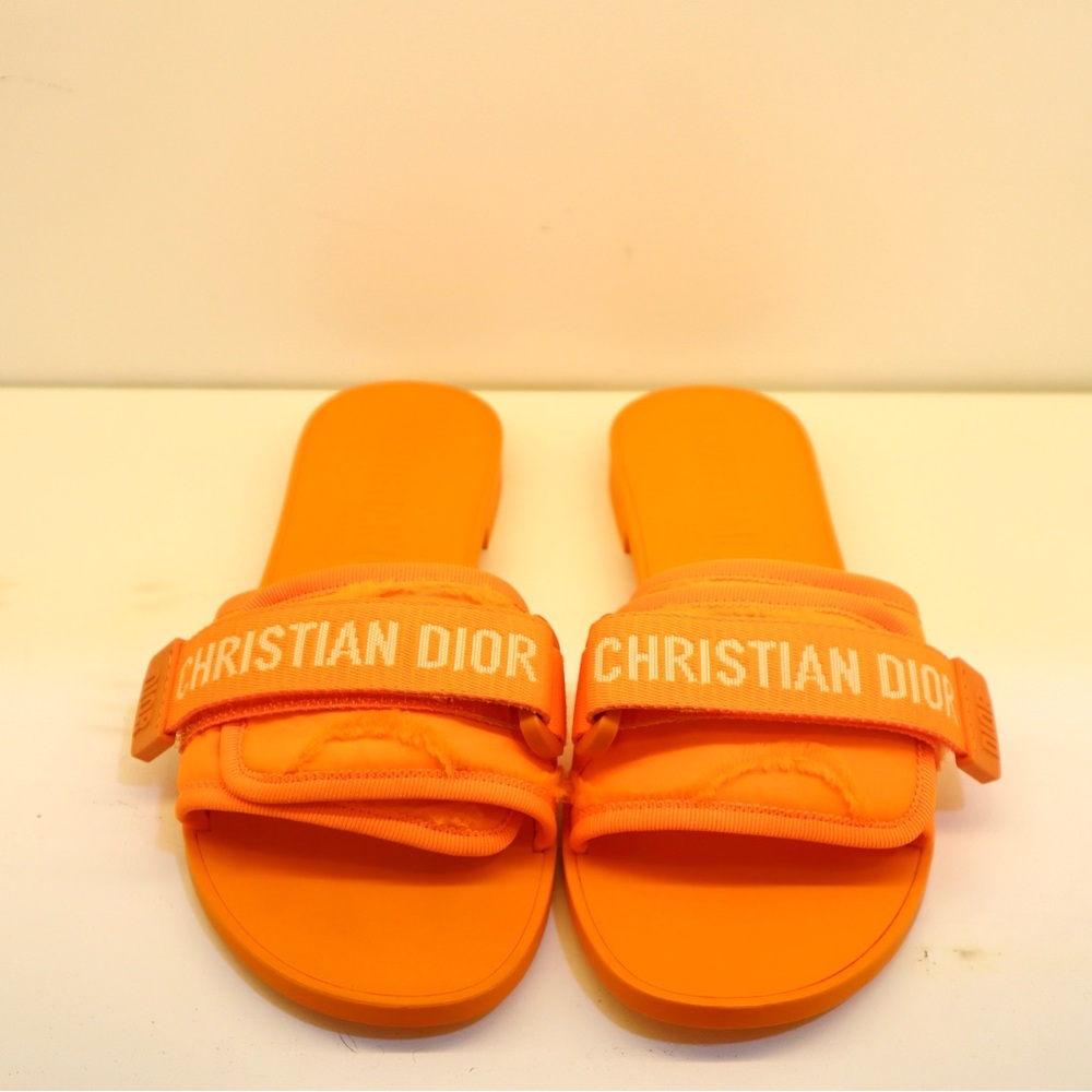 Dior Vibrant Orange Slides